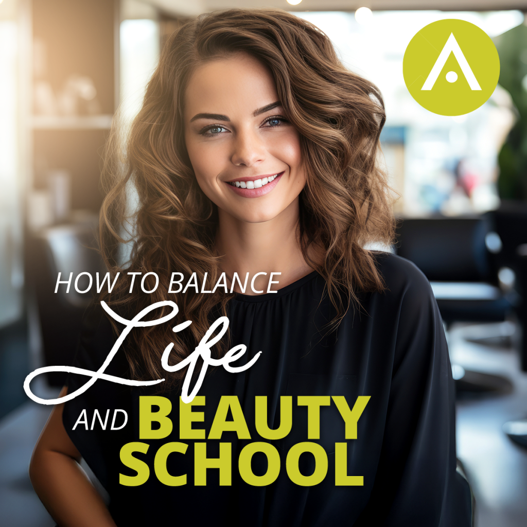 beauty school student